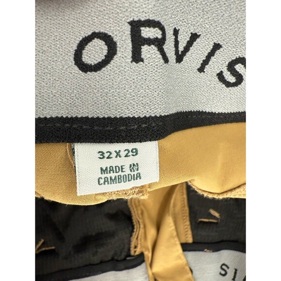 Orvis KHAKI Classic Collection Lightweight 5-Pocket Pants SIZE 32X29 (33X26.5) - Picture 9 of 13
